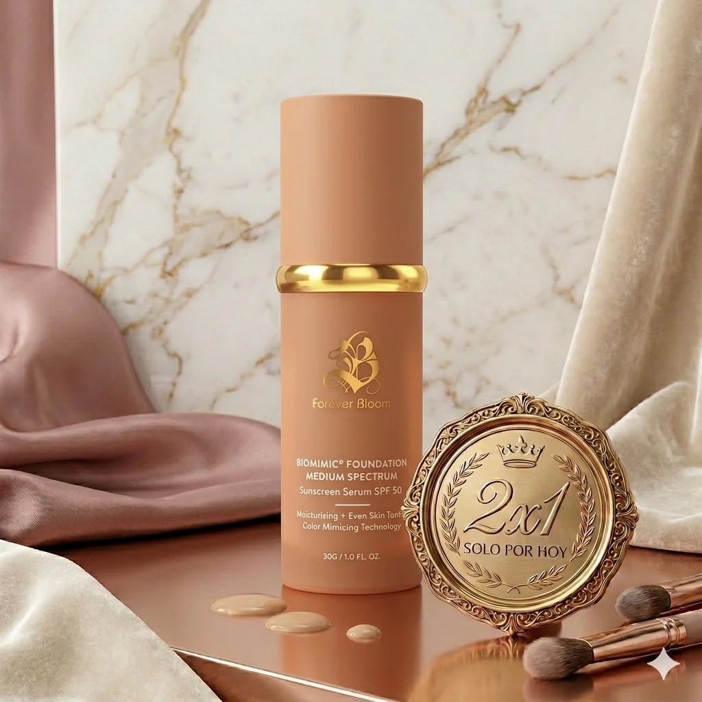 Base Antiedad con SPF 50 - Se Adapta a tu Tono de Piel.