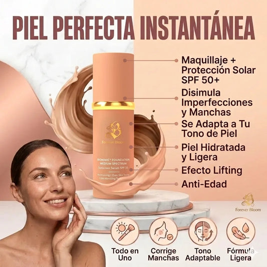 Base Antiedad con SPF 50 - Se Adapta a tu Tono de Piel